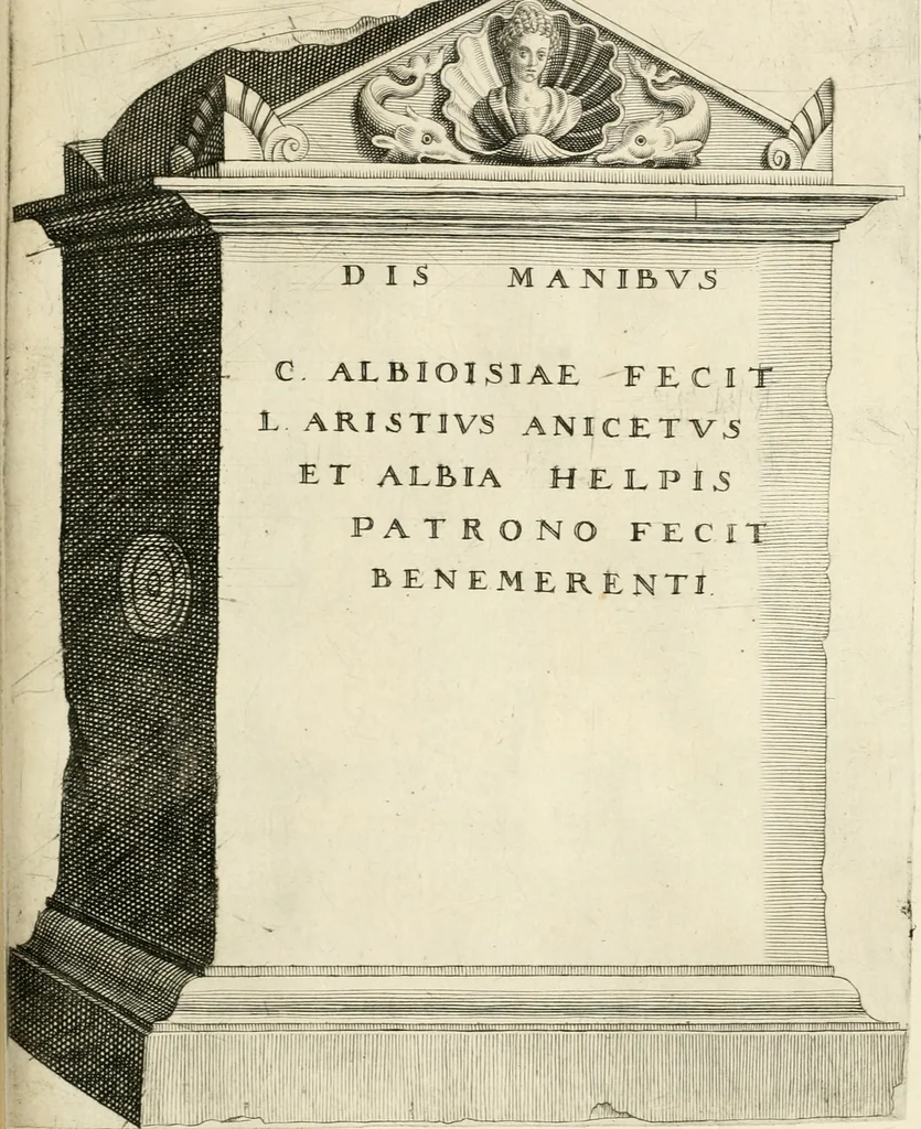 An illustration from I.[-VI.] pars Romanae vrbis topographiae & antiquitatum, quâ succinctê & breviter describuntur omnia quae tam publicê quam privatim videntur anim-adversione digna:, 1597, leaf 730