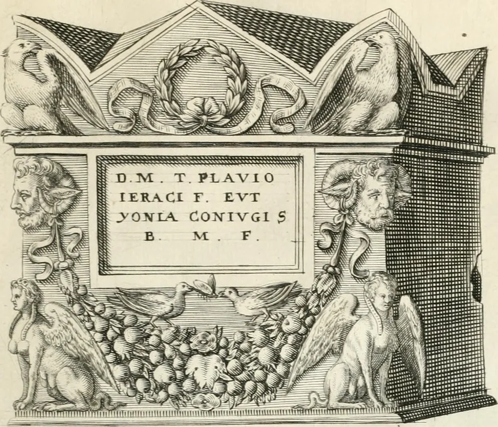 An illustration from I.[-VI.] pars Romanae vrbis topographiae & antiquitatum, quâ succinctê & breviter describuntur omnia quae tam publicê quam privatim videntur anim-adversione digna:, 1597, leaf 762