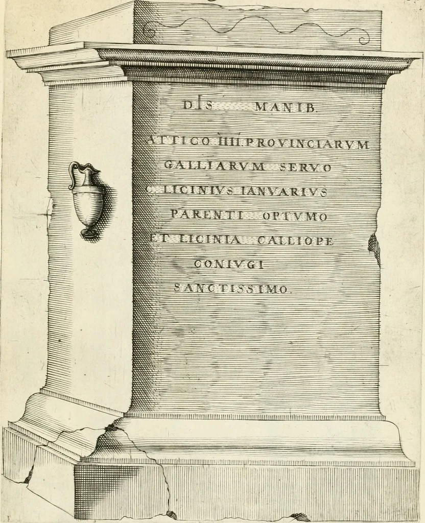An illustration from I.[-VI.] pars Romanae vrbis topographiae & antiquitatum, quâ succinctê & breviter describuntur omnia quae tam publicê quam privatim videntur anim-adversione digna:, 1597, leaf 786