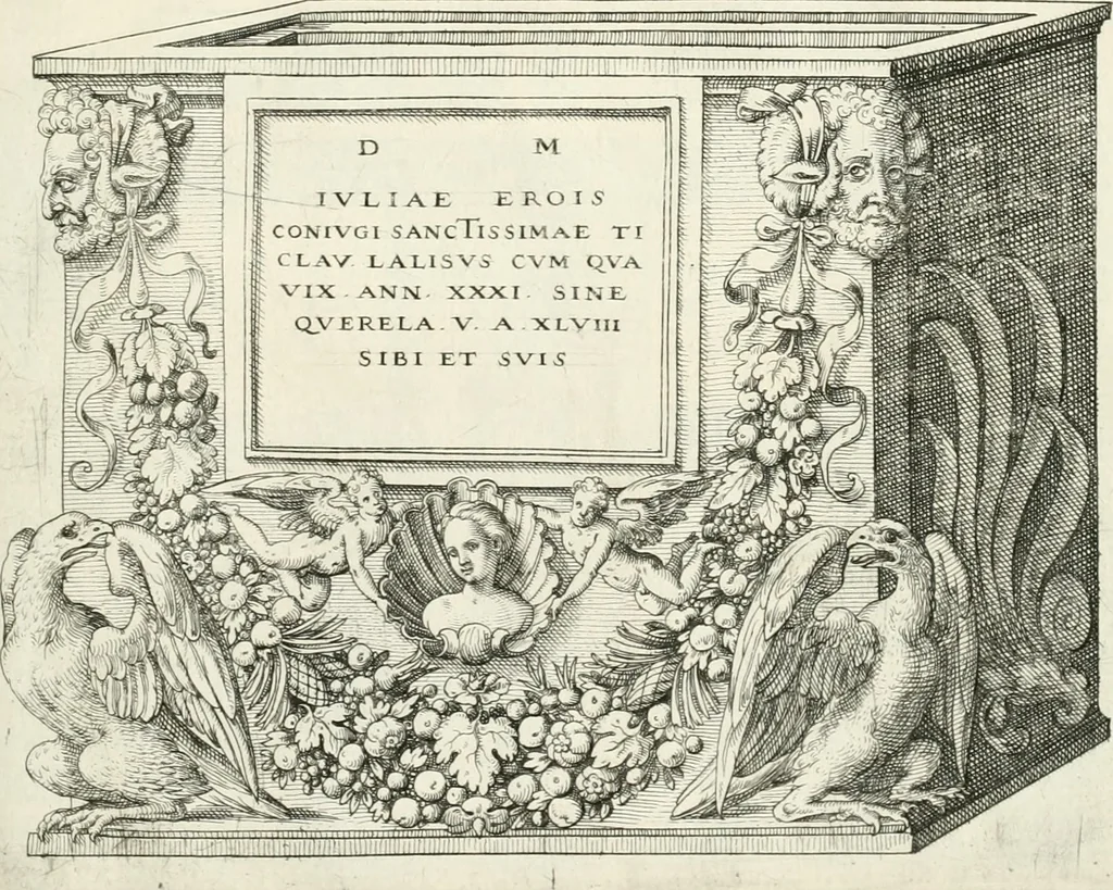 An illustration from I.[-VI.] pars Romanae vrbis topographiae & antiquitatum, quâ succinctê & breviter describuntur omnia quae tam publicê quam privatim videntur anim-adversione digna:, 1597, leaf 808