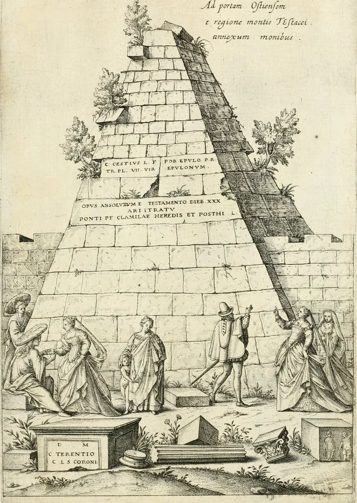 An illustration from I.[-VI.] pars Romanae vrbis topographiae & antiquitatum, quâ succinctê & breviter describuntur omnia quae tam publicê quam privatim videntur anim-adversione digna:, 1597, leaf 820