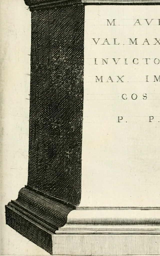 An illustration from I.[-VI.] pars Romanae vrbis topographiae & antiquitatum, quâ succinctê & breviter describuntur omnia quae tam publicê quam privatim videntur anim-adversione digna:, 1597, leaf 826