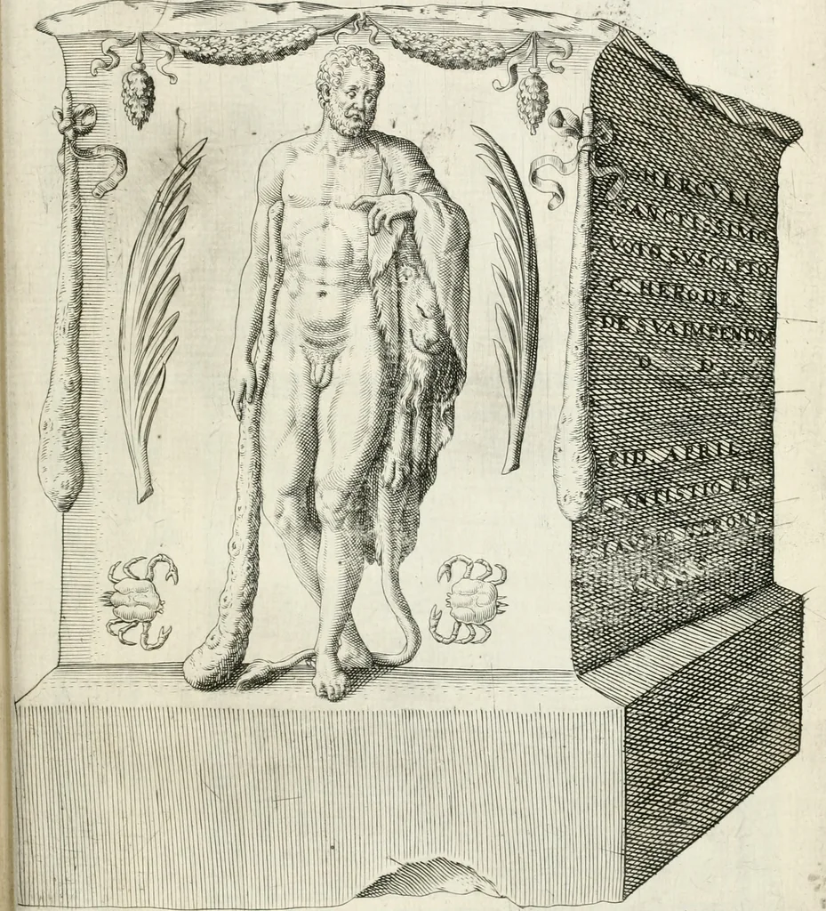 An illustration from I.[-VI.] pars Romanae vrbis topographiae & antiquitatum, quâ succinctê & breviter describuntur omnia quae tam publicê quam privatim videntur anim-adversione digna:, 1597, leaf 836