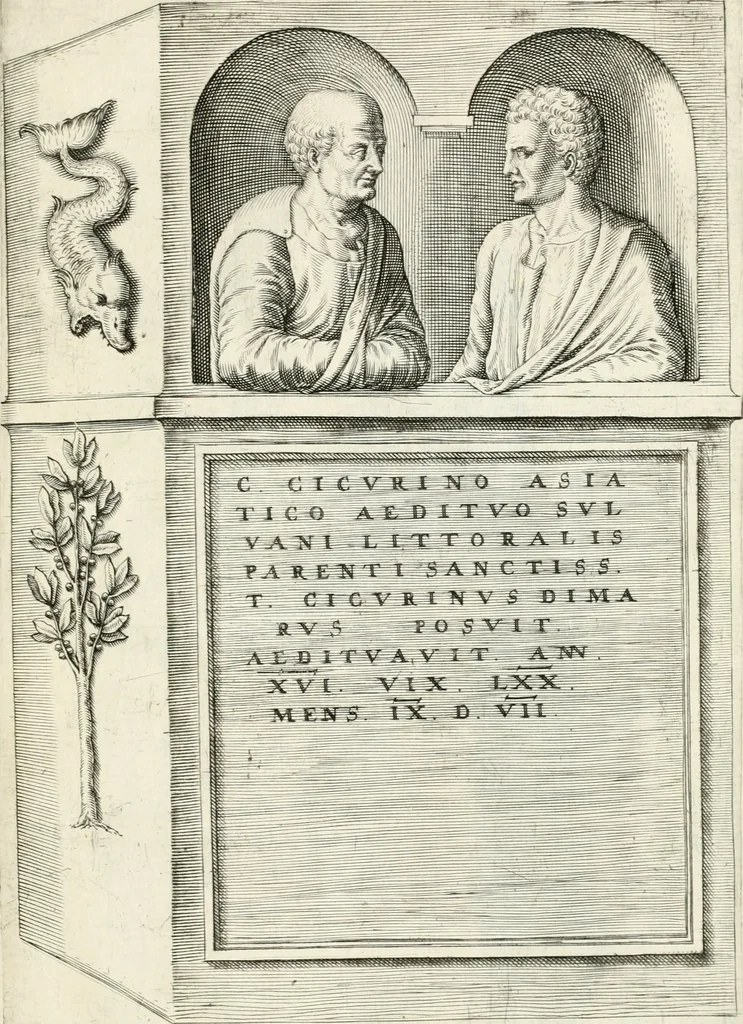 An illustration from I.[-VI.] pars Romanae vrbis topographiae & antiquitatum, quâ succinctê & breviter describuntur omnia quae tam publicê quam privatim videntur anim-adversione digna:, 1597, leaf 838