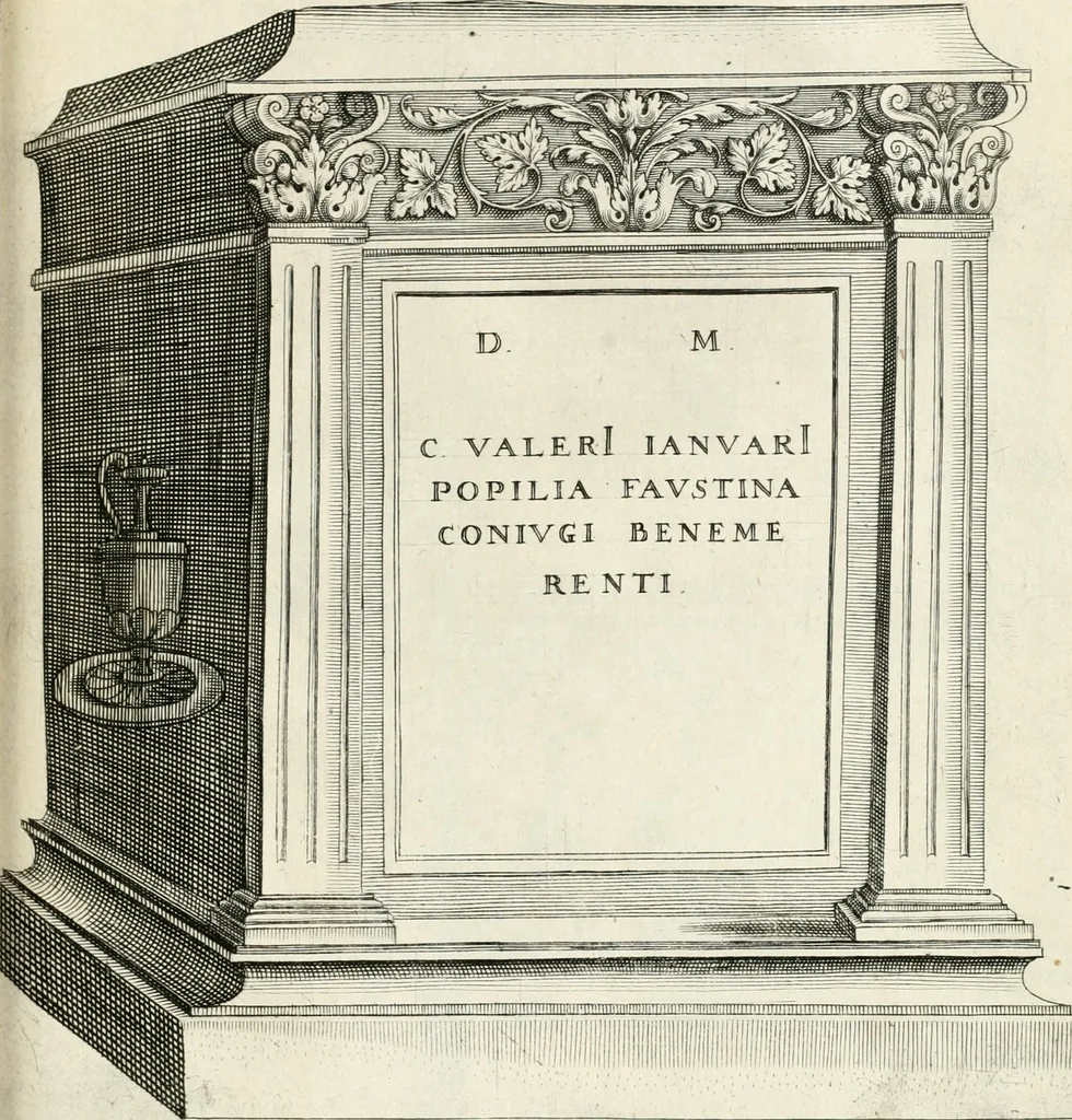 An illustration from I.[-VI.] pars Romanae vrbis topographiae & antiquitatum, quâ succinctê & breviter describuntur omnia quae tam publicê quam privatim videntur anim-adversione digna:, 1597, leaf 852