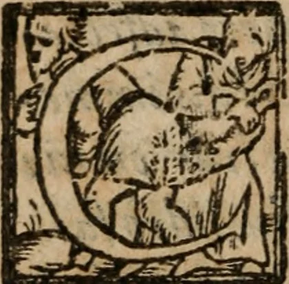 An illustration from Ivliani Avrelii Havrechi, Lessigniensis, v. cl., De cognominibus deorum gentilium libri tres, varijs locis recogniti, & tertia ferè parte aucti ... Accessit rerum ac veborum index luculentissimus, 1569, leaf 23