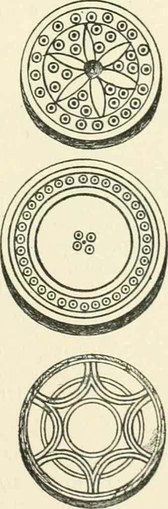 An illustration from Catalogue of the ivory carvings of the Christian era with examples of Mohammedan art and carvings in bone in the Department of British and Mediaeval Antiquities and Ethnography of the British Museum, 1909, leaf 138