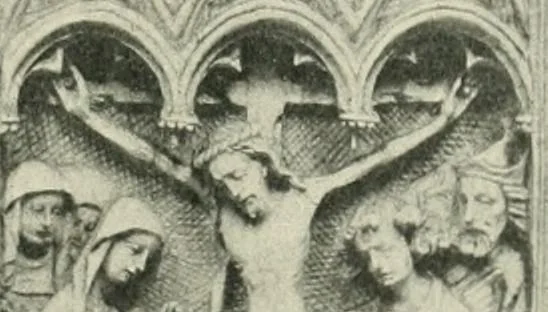 An illustration from Catalogue of the ivory carvings of the Christian era with examples of Mohammedan art and carvings in bone in the Department of British and Mediaeval Antiquities and Ethnography of the British Museum, 1909, leaf 162
