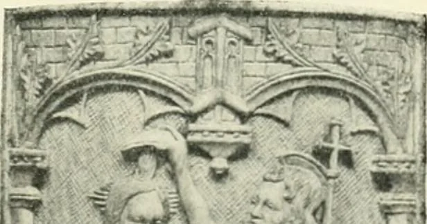 An illustration from Catalogue of the ivory carvings of the Christian era with examples of Mohammedan art and carvings in bone in the Department of British and Mediaeval Antiquities and Ethnography of the British Museum, 1909, leaf 168