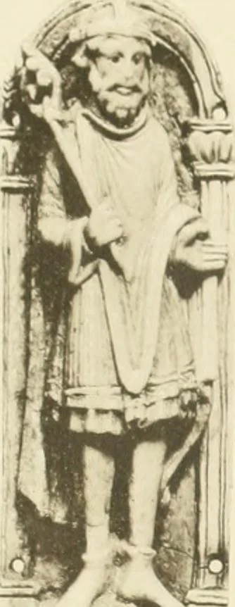 An illustration from Catalogue of the ivory carvings of the Christian era with examples of Mohammedan art and carvings in bone in the Department of British and Mediaeval Antiquities and Ethnography of the British Museum, 1909, leaf 306