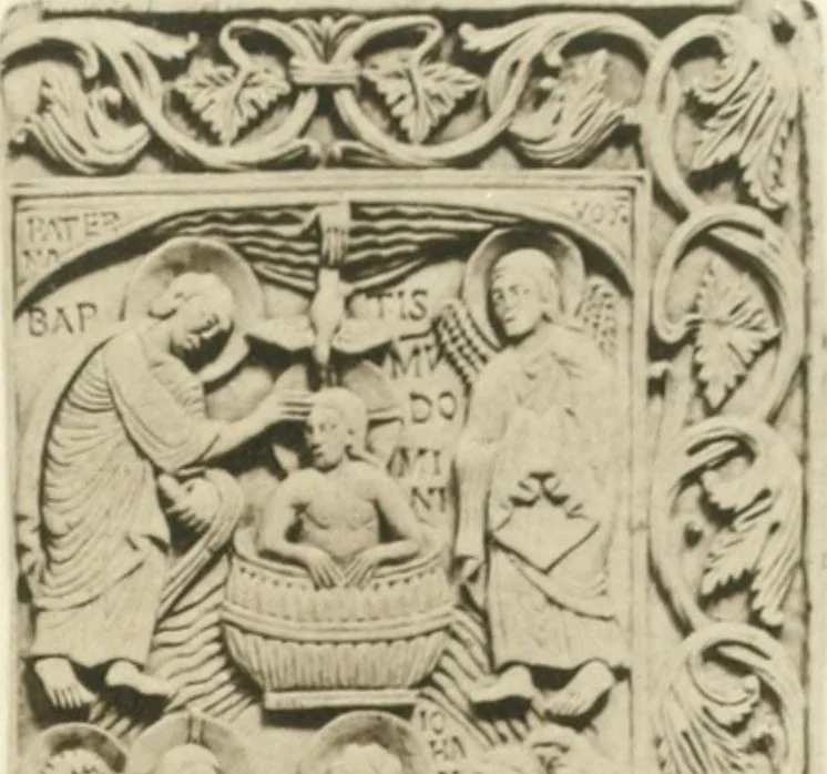 An illustration from Catalogue of the ivory carvings of the Christian era with examples of Mohammedan art and carvings in bone in the Department of British and Mediaeval Antiquities and Ethnography of the British Museum, 1909, leaf 308