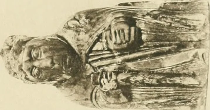 An illustration from Catalogue of the ivory carvings of the Christian era with examples of Mohammedan art and carvings in bone in the Department of British and Mediaeval Antiquities and Ethnography of the British Museum, 1909, leaf 316