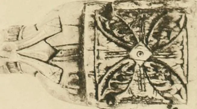 An illustration from Catalogue of the ivory carvings of the Christian era with examples of Mohammedan art and carvings in bone in the Department of British and Mediaeval Antiquities and Ethnography of the British Museum, 1909, leaf 316