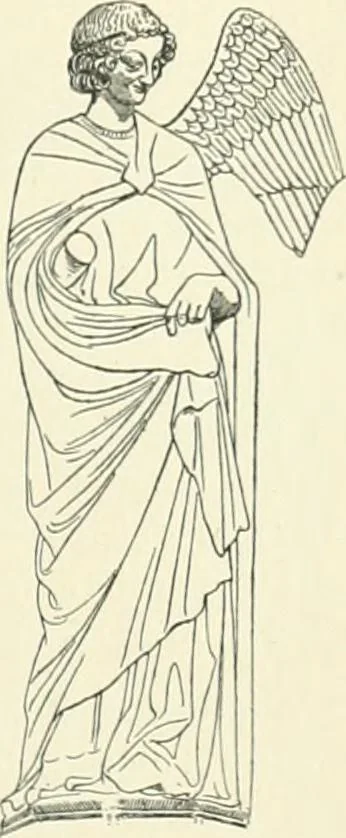An illustration from Catalogue of the ivory carvings of the Christian era with examples of Mohammedan art and carvings in bone in the Department of British and Mediaeval Antiquities and Ethnography of the British Museum, 1909, leaf 32