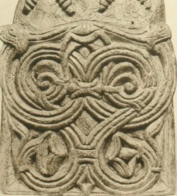 An illustration from Catalogue of the ivory carvings of the Christian era with examples of Mohammedan art and carvings in bone in the Department of British and Mediaeval Antiquities and Ethnography of the British Museum, 1909, leaf 326