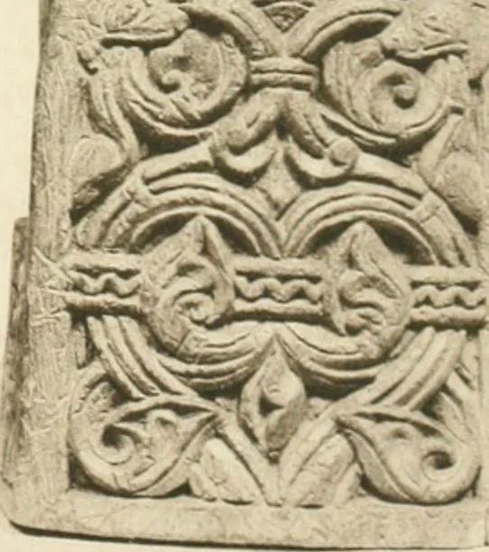 An illustration from Catalogue of the ivory carvings of the Christian era with examples of Mohammedan art and carvings in bone in the Department of British and Mediaeval Antiquities and Ethnography of the British Museum, 1909, leaf 326