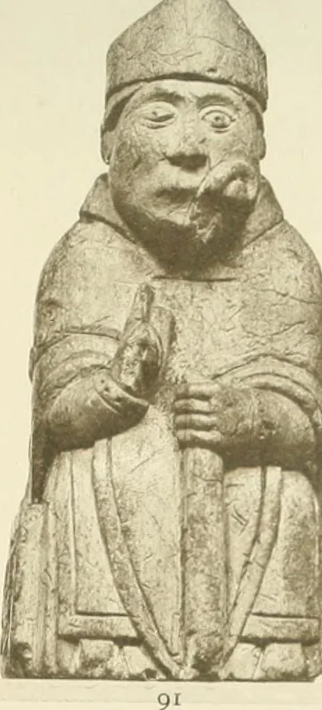 An illustration from Catalogue of the ivory carvings of the Christian era with examples of Mohammedan art and carvings in bone in the Department of British and Mediaeval Antiquities and Ethnography of the British Museum, 1909, leaf 332