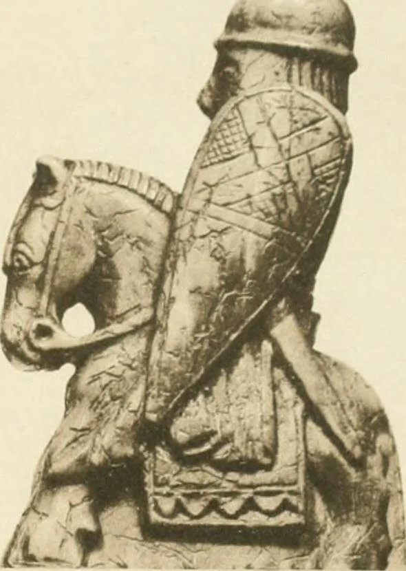 An illustration from Catalogue of the ivory carvings of the Christian era with examples of Mohammedan art and carvings in bone in the Department of British and Mediaeval Antiquities and Ethnography of the British Museum, 1909, leaf 336