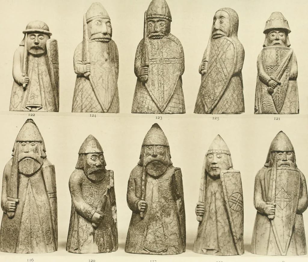 An illustration from Catalogue of the ivory carvings of the Christian era with examples of Mohammedan art and carvings in bone in the Department of British and Mediaeval Antiquities and Ethnography of the British Museum, 1909, leaf 342