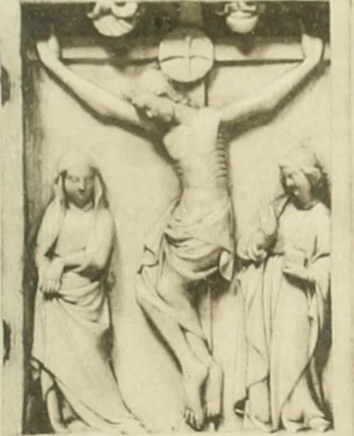 An illustration from Catalogue of the ivory carvings of the Christian era with examples of Mohammedan art and carvings in bone in the Department of British and Mediaeval Antiquities and Ethnography of the British Museum, 1909, leaf 362