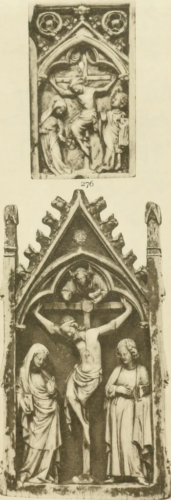 An illustration from Catalogue of the ivory carvings of the Christian era with examples of Mohammedan art and carvings in bone in the Department of British and Mediaeval Antiquities and Ethnography of the British Museum, 1909, leaf 362