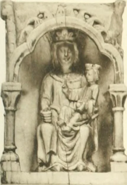 An illustration from Catalogue of the ivory carvings of the Christian era with examples of Mohammedan art and carvings in bone in the Department of British and Mediaeval Antiquities and Ethnography of the British Museum, 1909, leaf 366