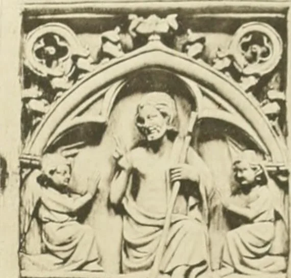 An illustration from Catalogue of the ivory carvings of the Christian era with examples of Mohammedan art and carvings in bone in the Department of British and Mediaeval Antiquities and Ethnography of the British Museum, 1909, leaf 368