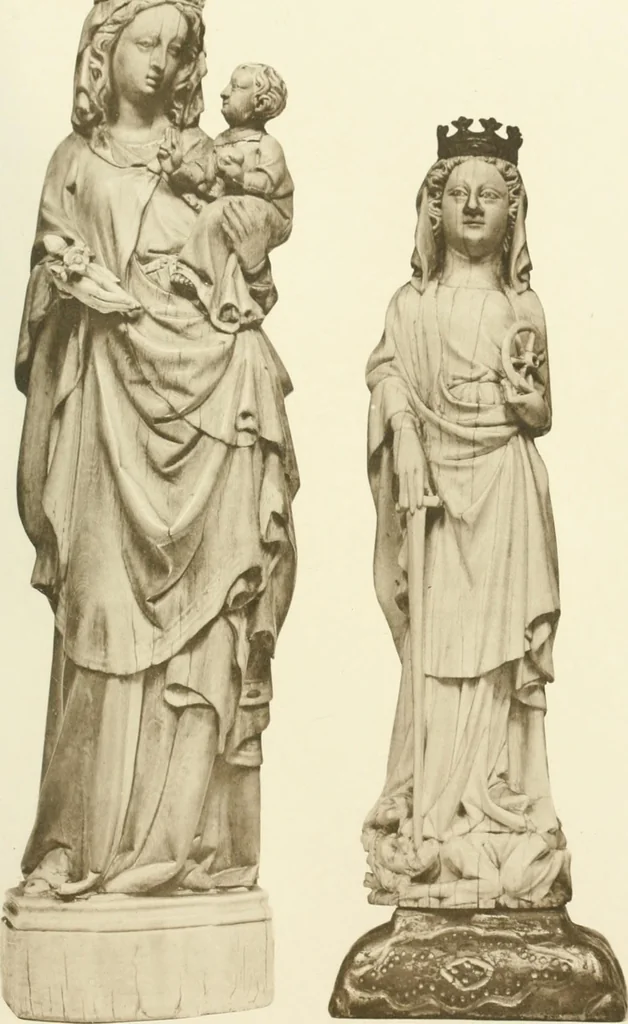 An illustration from Catalogue of the ivory carvings of the Christian era with examples of Mohammedan art and carvings in bone in the Department of British and Mediaeval Antiquities and Ethnography of the British Museum, 1909, leaf 398