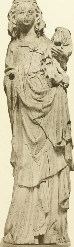 An illustration from Catalogue of the ivory carvings of the Christian era with examples of Mohammedan art and carvings in bone in the Department of British and Mediaeval Antiquities and Ethnography of the British Museum, 1909, leaf 398