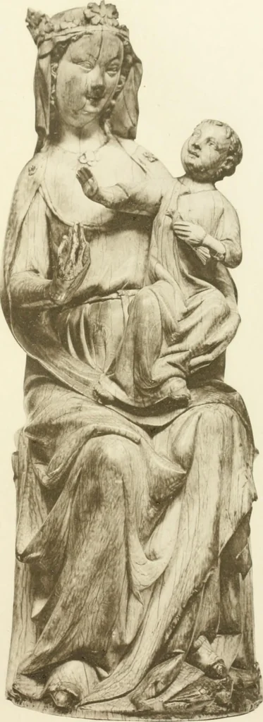 An illustration from Catalogue of the ivory carvings of the Christian era with examples of Mohammedan art and carvings in bone in the Department of British and Mediaeval Antiquities and Ethnography of the British Museum, 1909, leaf 400