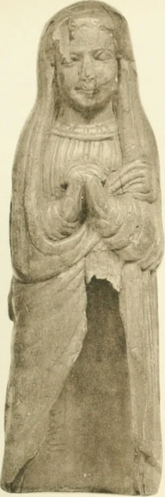 An illustration from Catalogue of the ivory carvings of the Christian era with examples of Mohammedan art and carvings in bone in the Department of British and Mediaeval Antiquities and Ethnography of the British Museum, 1909, leaf 406