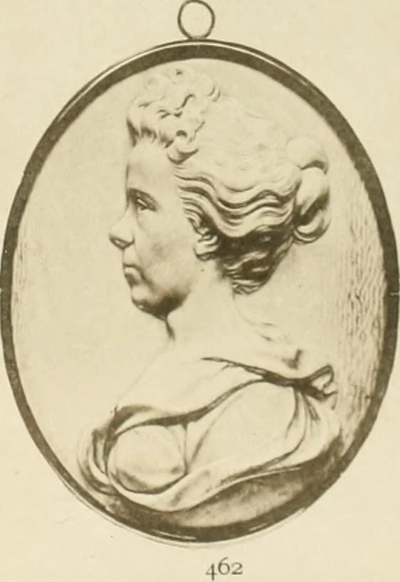 An illustration from Catalogue of the ivory carvings of the Christian era with examples of Mohammedan art and carvings in bone in the Department of British and Mediaeval Antiquities and Ethnography of the British Museum, 1909, leaf 450
