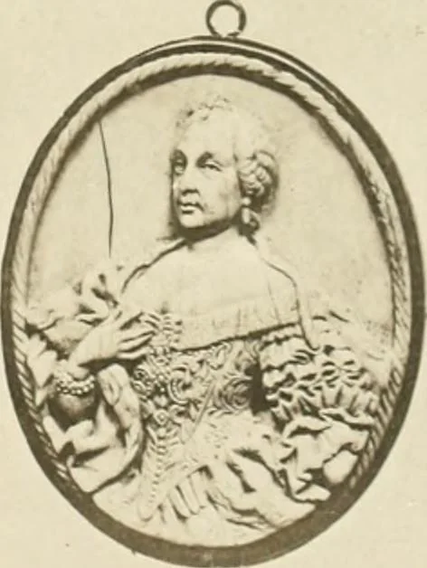 An illustration from Catalogue of the ivory carvings of the Christian era with examples of Mohammedan art and carvings in bone in the Department of British and Mediaeval Antiquities and Ethnography of the British Museum, 1909, leaf 452