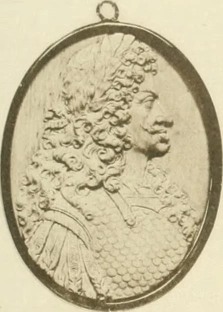 An illustration from Catalogue of the ivory carvings of the Christian era with examples of Mohammedan art and carvings in bone in the Department of British and Mediaeval Antiquities and Ethnography of the British Museum, 1909, leaf 454