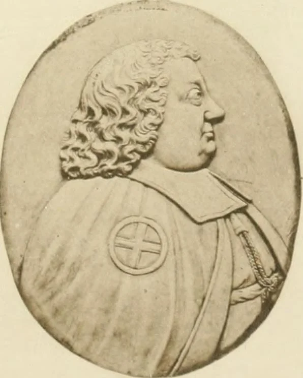 An illustration from Catalogue of the ivory carvings of the Christian era with examples of Mohammedan art and carvings in bone in the Department of British and Mediaeval Antiquities and Ethnography of the British Museum, 1909, leaf 454
