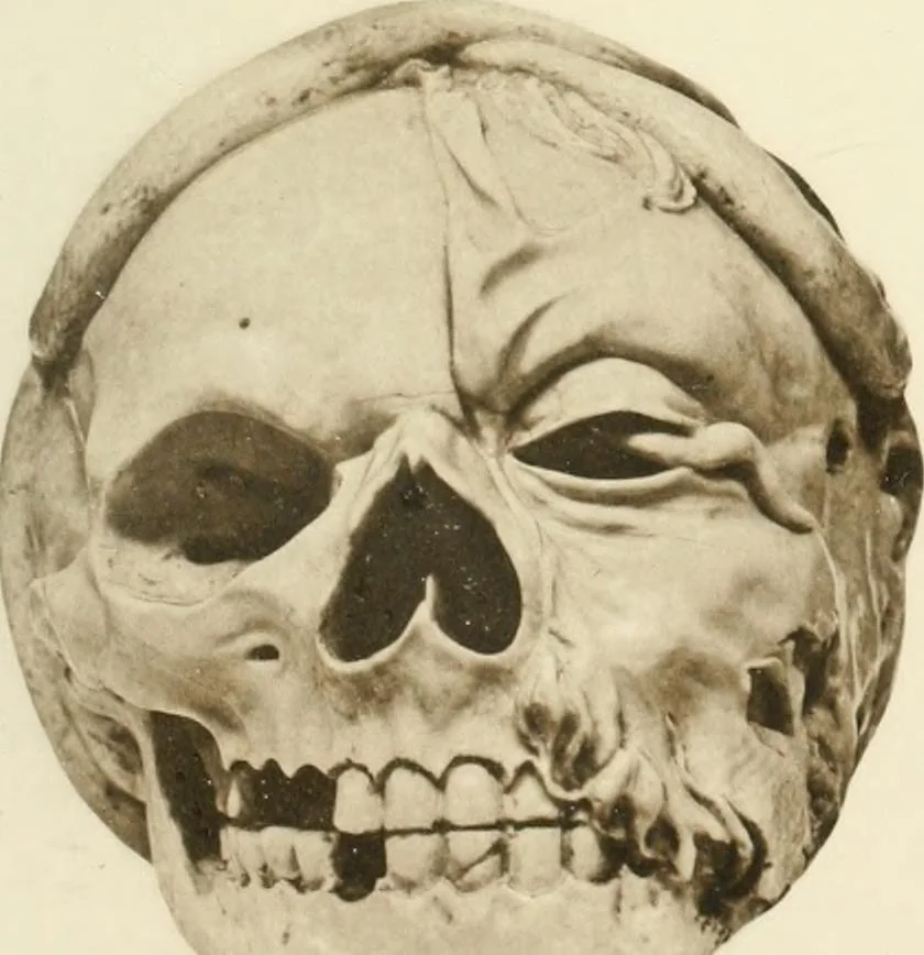 An illustration from Catalogue of the ivory carvings of the Christian era with examples of Mohammedan art and carvings in bone in the Department of British and Mediaeval Antiquities and Ethnography of the British Museum, 1909, leaf 458