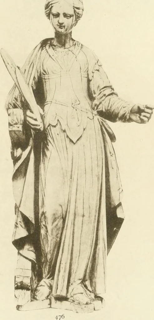 An illustration from Catalogue of the ivory carvings of the Christian era with examples of Mohammedan art and carvings in bone in the Department of British and Mediaeval Antiquities and Ethnography of the British Museum, 1909, leaf 466