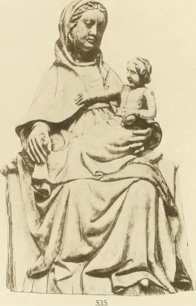 An illustration from Catalogue of the ivory carvings of the Christian era with examples of Mohammedan art and carvings in bone in the Department of British and Mediaeval Antiquities and Ethnography of the British Museum, 1909, leaf 466