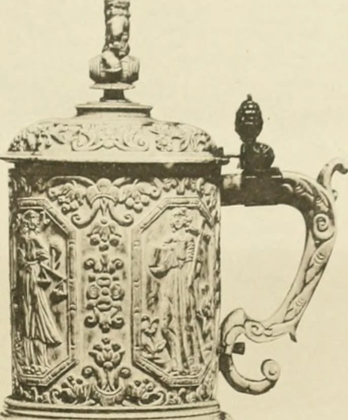 An illustration from Catalogue of the ivory carvings of the Christian era with examples of Mohammedan art and carvings in bone in the Department of British and Mediaeval Antiquities and Ethnography of the British Museum, 1909, leaf 468