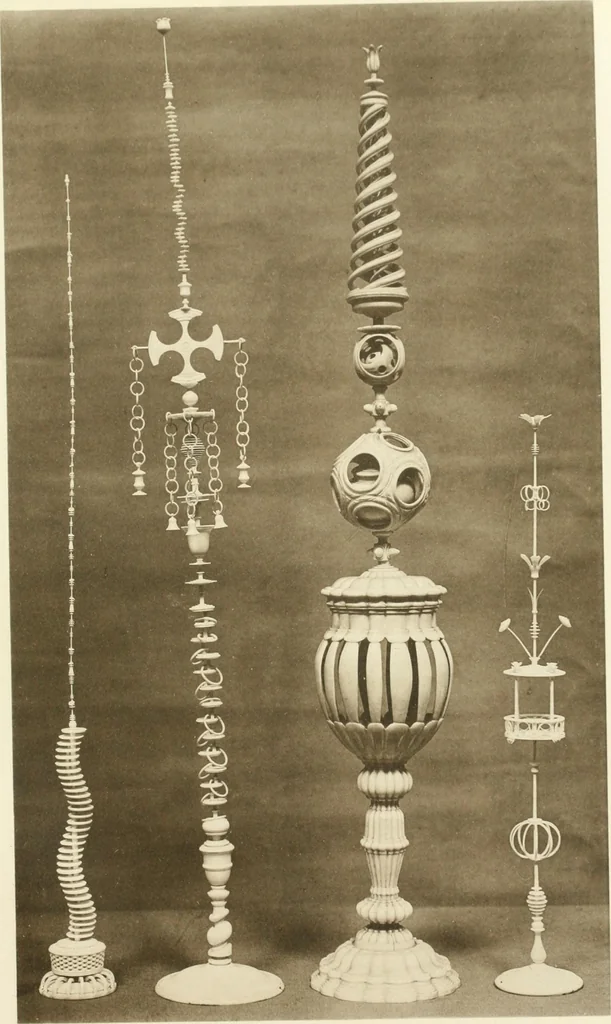An illustration from Catalogue of the ivory carvings of the Christian era with examples of Mohammedan art and carvings in bone in the Department of British and Mediaeval Antiquities and Ethnography of the British Museum, 1909, leaf 476