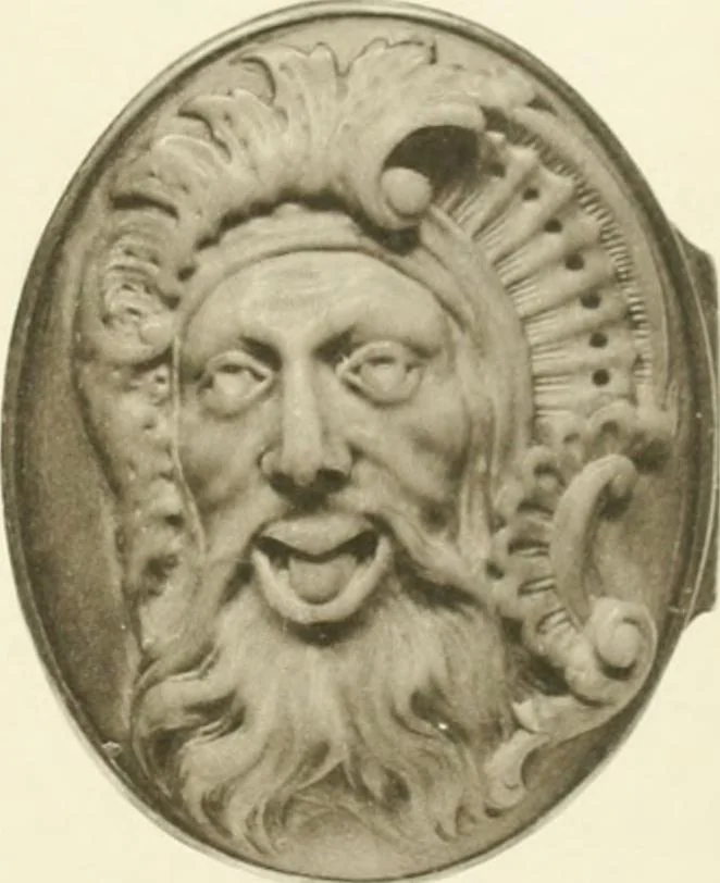 An illustration from Catalogue of the ivory carvings of the Christian era with examples of Mohammedan art and carvings in bone in the Department of British and Mediaeval Antiquities and Ethnography of the British Museum, 1909, leaf 478