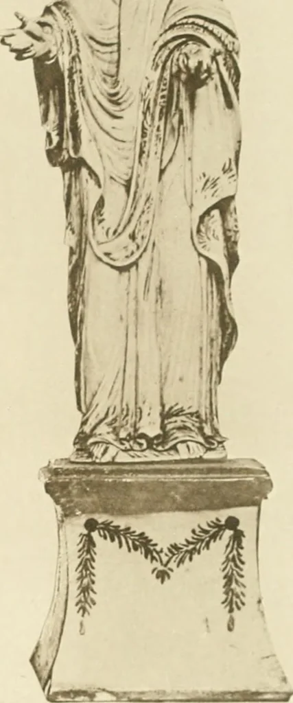 An illustration from Catalogue of the ivory carvings of the Christian era with examples of Mohammedan art and carvings in bone in the Department of British and Mediaeval Antiquities and Ethnography of the British Museum, 1909, leaf 488