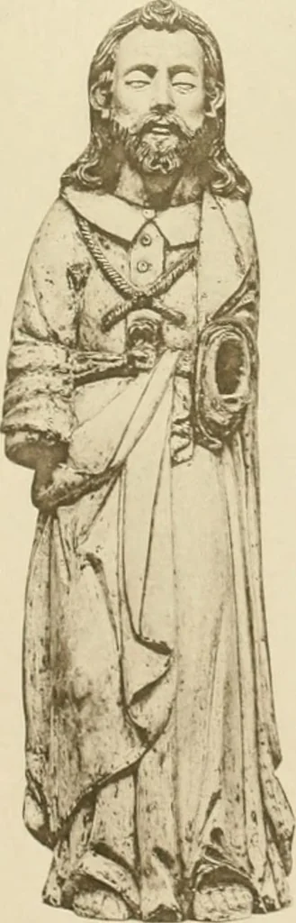 An illustration from Catalogue of the ivory carvings of the Christian era with examples of Mohammedan art and carvings in bone in the Department of British and Mediaeval Antiquities and Ethnography of the British Museum, 1909, leaf 490