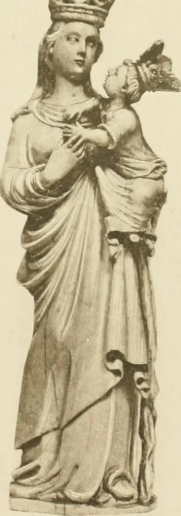 An illustration from Catalogue of the ivory carvings of the Christian era with examples of Mohammedan art and carvings in bone in the Department of British and Mediaeval Antiquities and Ethnography of the British Museum, 1909, leaf 492