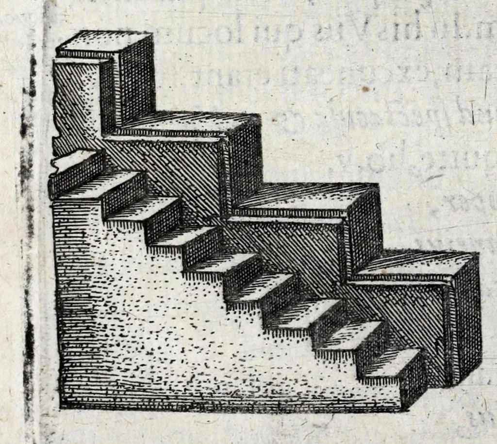 An illustration from Ivsti LipsI De amphitheatro liber : in quo forma ipsa loci espressa, & ratio spectandi : cum aeneis figuris : omnia avctiora vel meliora, 1598, leaf 38
