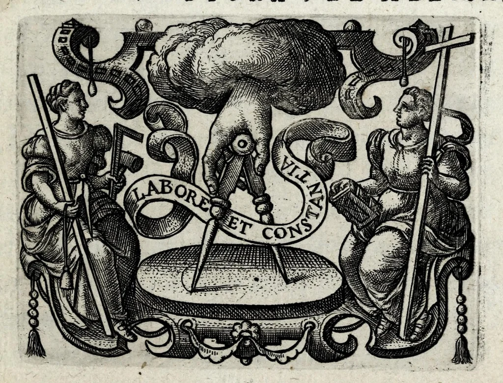 An illustration from Ivsti LipsI De amphitheatro liber : in quo forma ipsa loci espressa, & ratio spectandi : cum aeneis figuris : omnia avctiora vel meliora, 1598, leaf 7