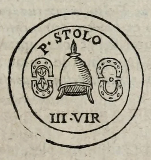 An illustration from Ivsti LipsI De militia romana libri qvinqve : commentarivs ad Polybivm, e parte primâ Historicae facis, 1595, leaf 665