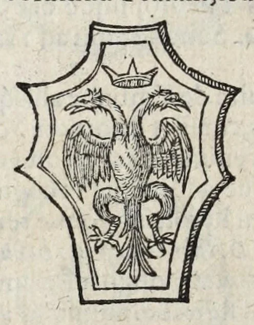 An illustration from Ivsti LipsI De militia romana libri qvinqve : commentarivs ad Polybivm, e parte primâ Historicae facis, 1595, leaf 668