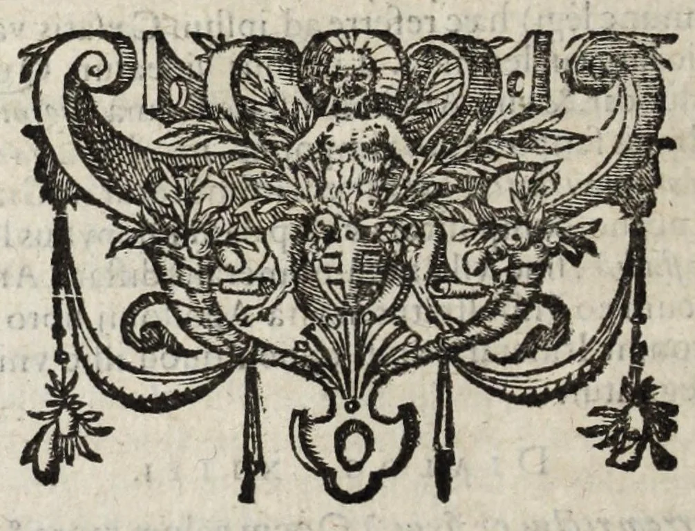 An illustration from Ivsti LipsI De militia romana libri qvinqve : commentarivs ad Polybivm, e parte primâ Historicae facis, 1595, leaf 684