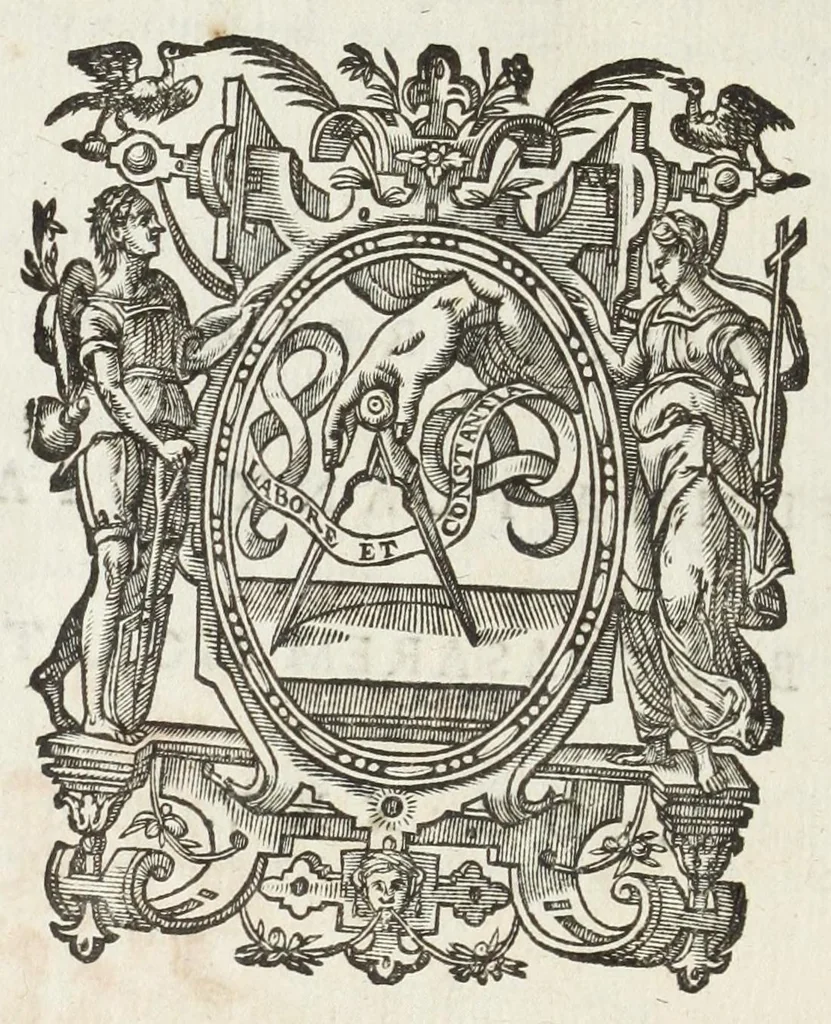An illustration from Ivsti LipsI Poliorcetic[o]n, siue, De machinis, tormentis, telis, libri quinque : ad historiarum lucem, 1625, leaf 228